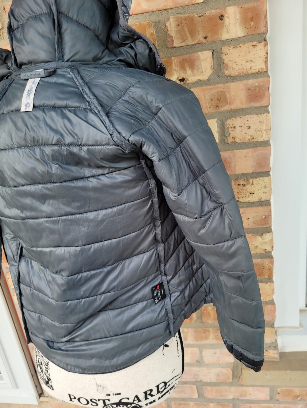 All in Motion 3M Thinsulate Silver Kids S Pewter Quilted Mediumweight Jacket - Picture 9 of 13